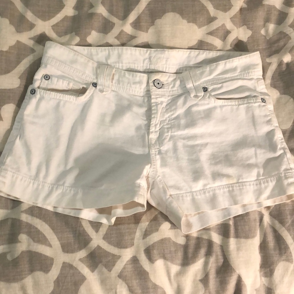 Seven for all mankind white shorts